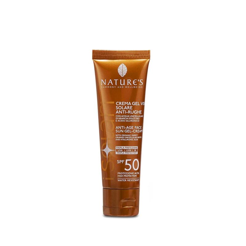 Crema-gel viso Solare Antirughe SPF50 50ml