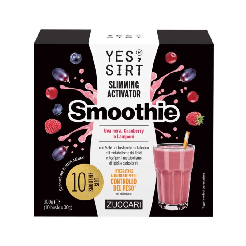 YES SIRT SMOOTHIE UVA NERA- CRANBERRY E LAMPONI